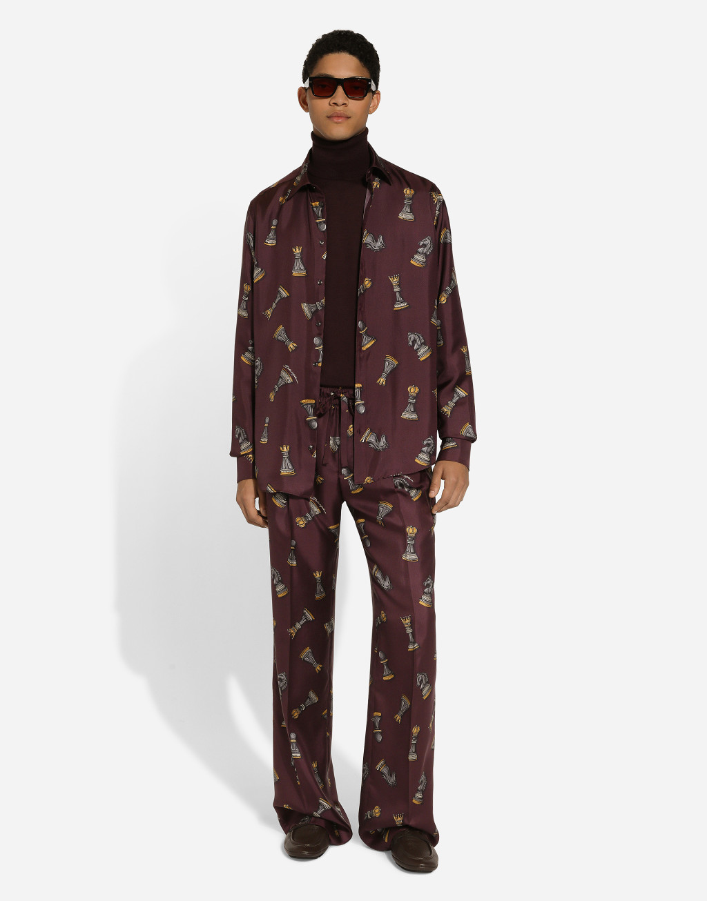 印花真丝 Martini 衬衫