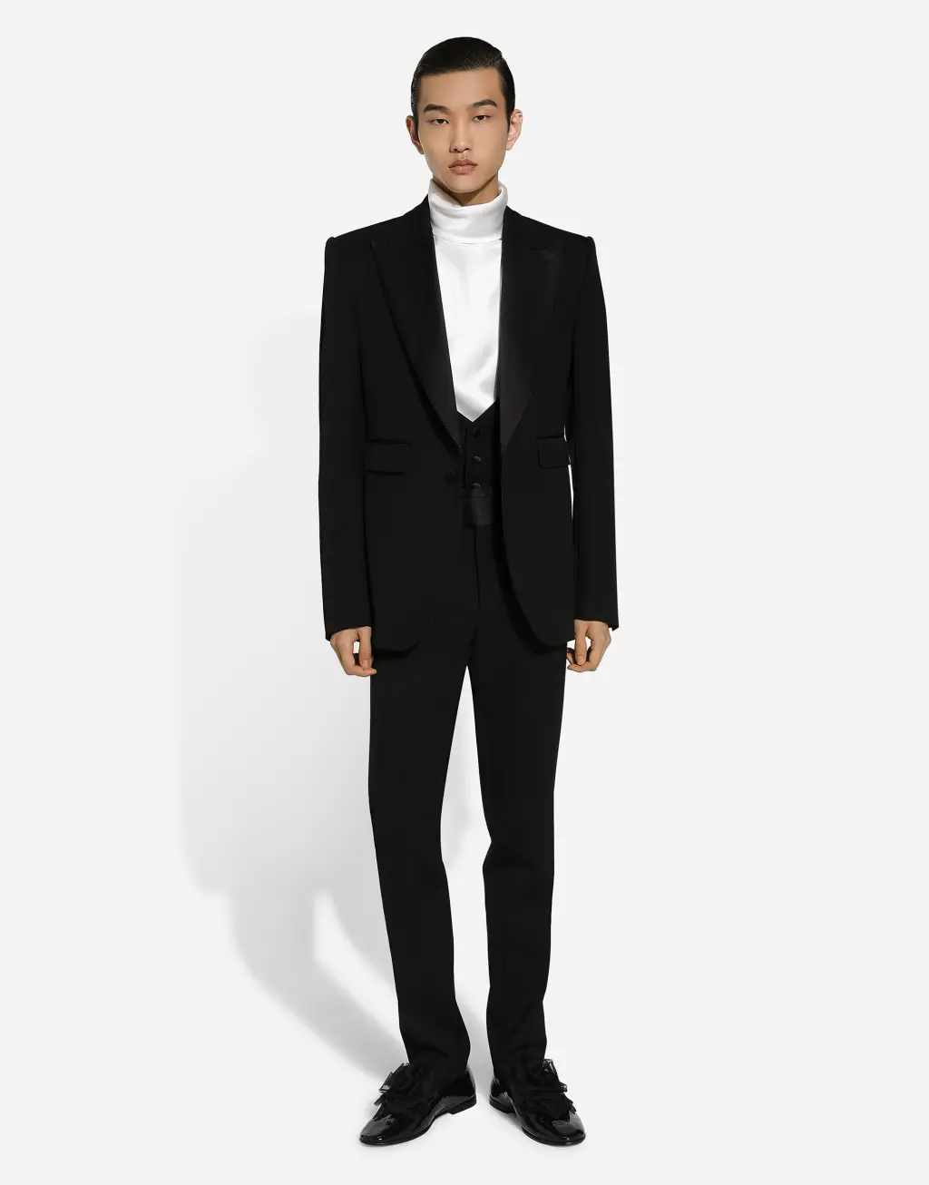 衬衫袖口真丝宽松高领衫