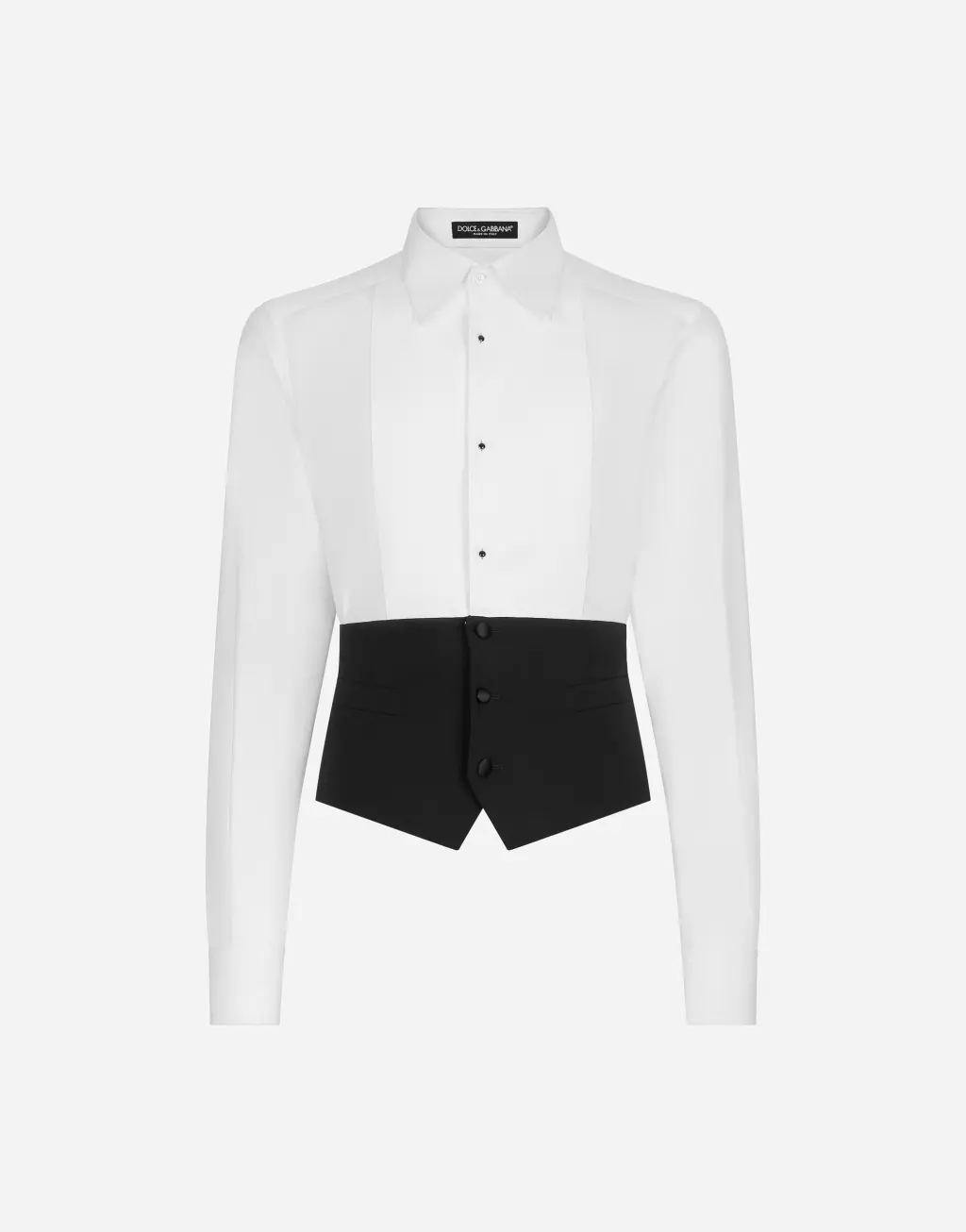 马甲下身礼服衬衫