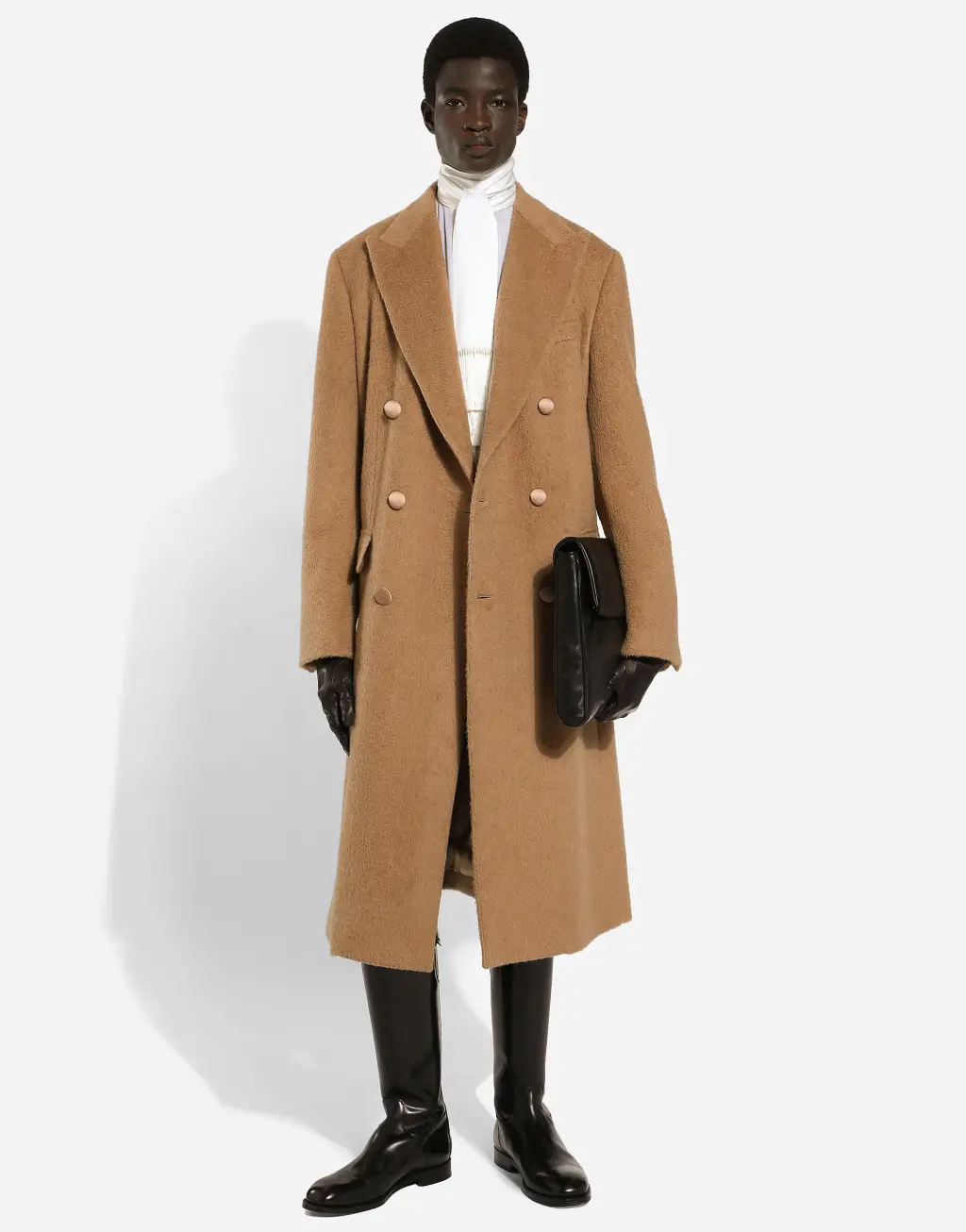 领巾款真丝衬衫