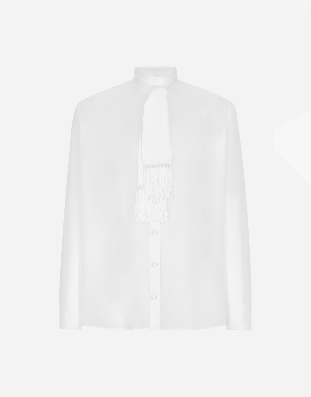 领巾款真丝衬衫1