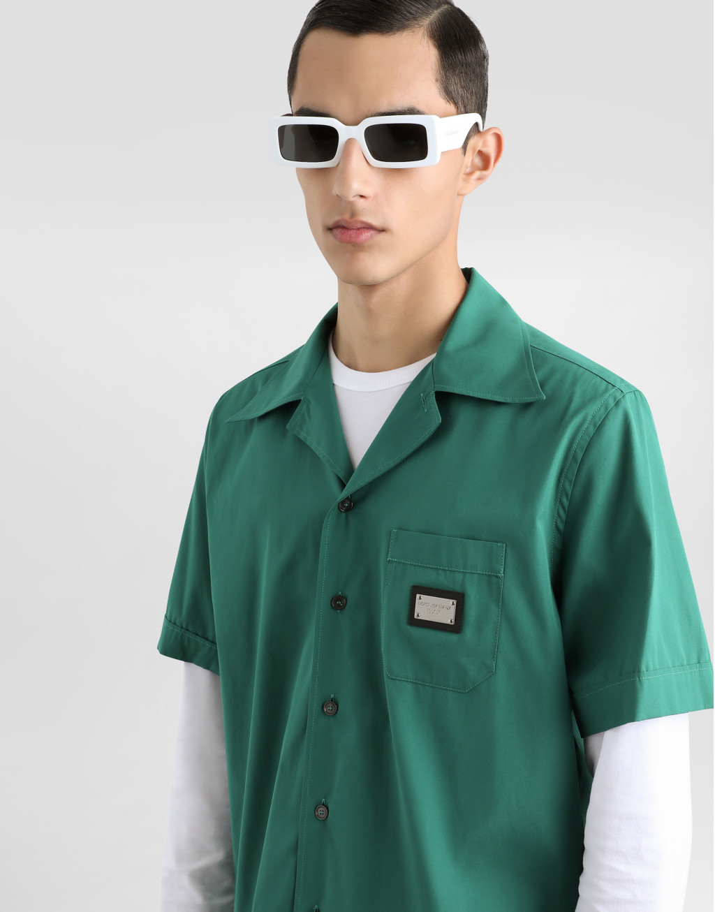 Hawaii 标牌棉质衬衫4