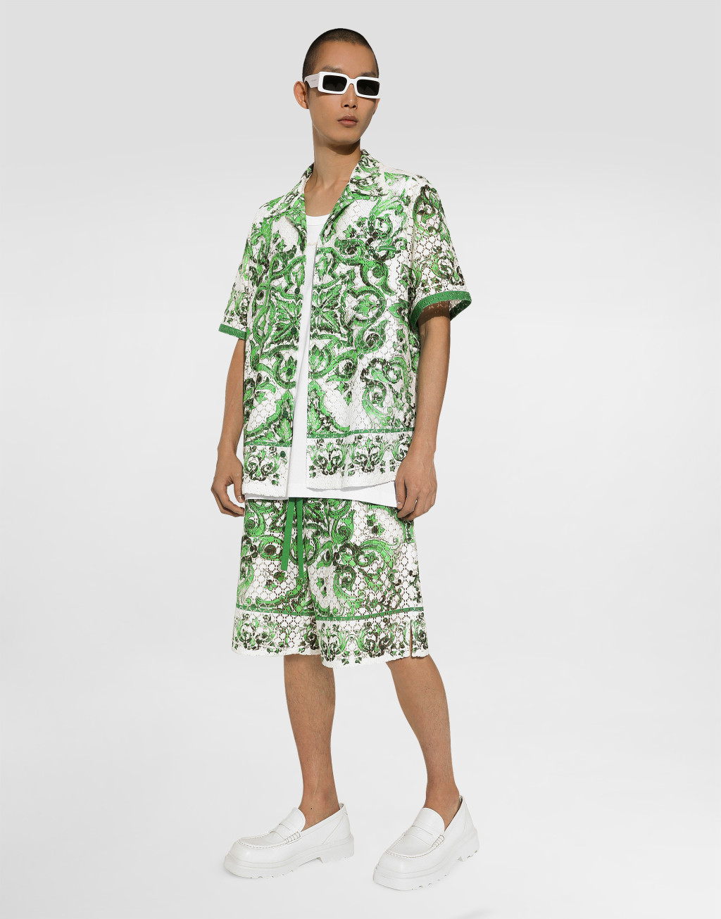 马约利卡印花钩编 Hawaii 衬衫7