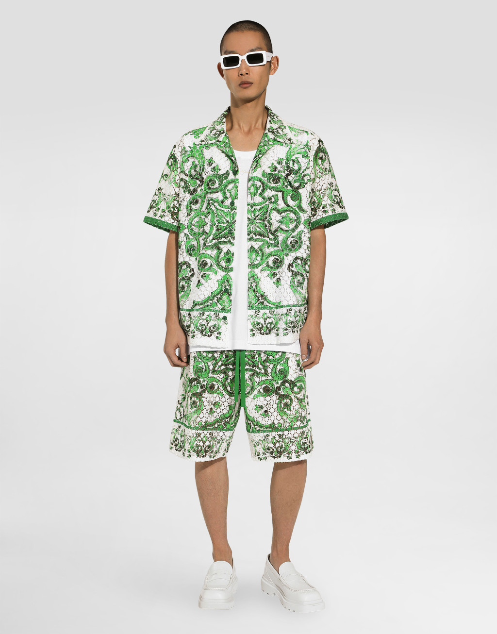 马约利卡印花钩编 Hawaii 衬衫2