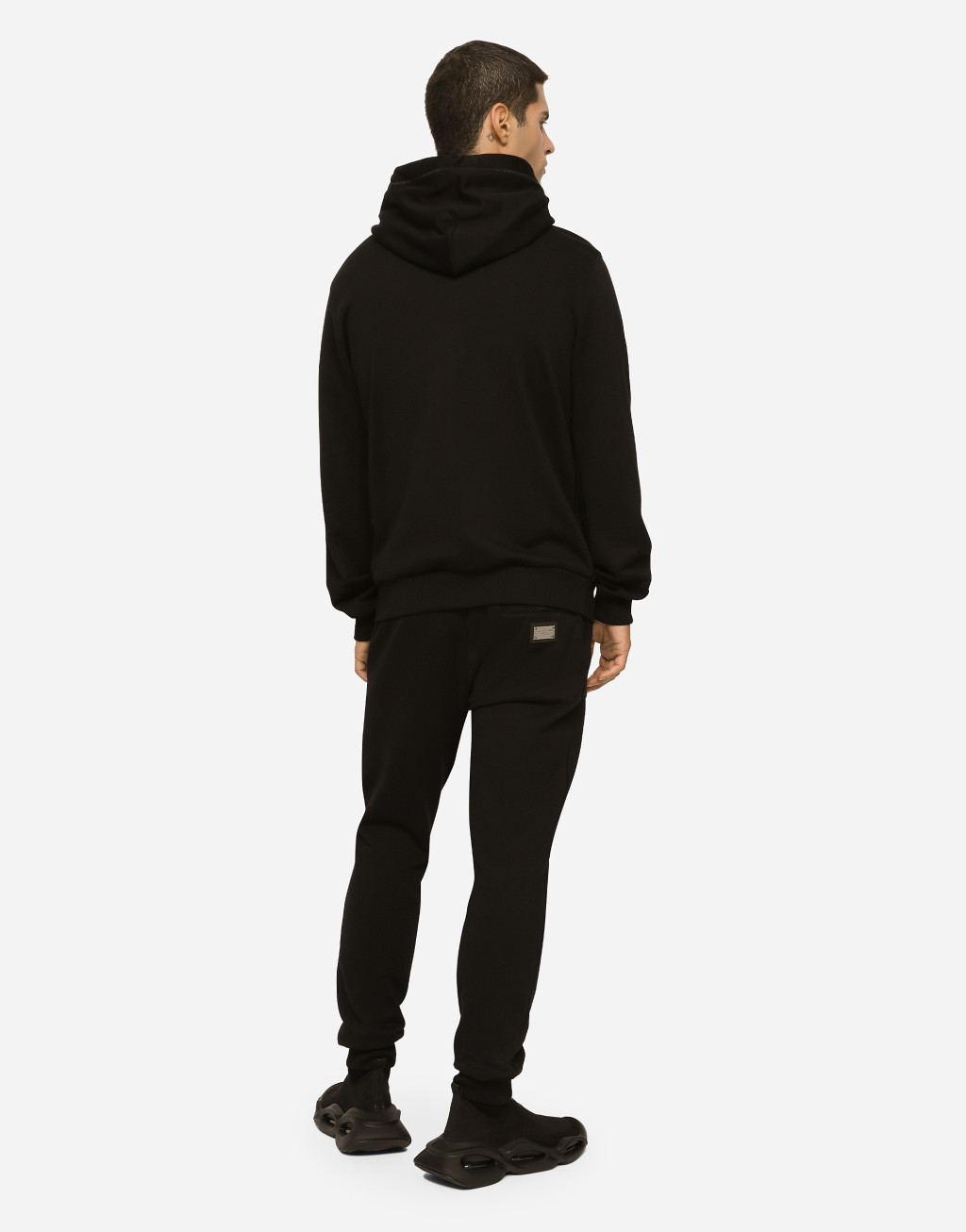 平纹针织拉链连帽卫衣5