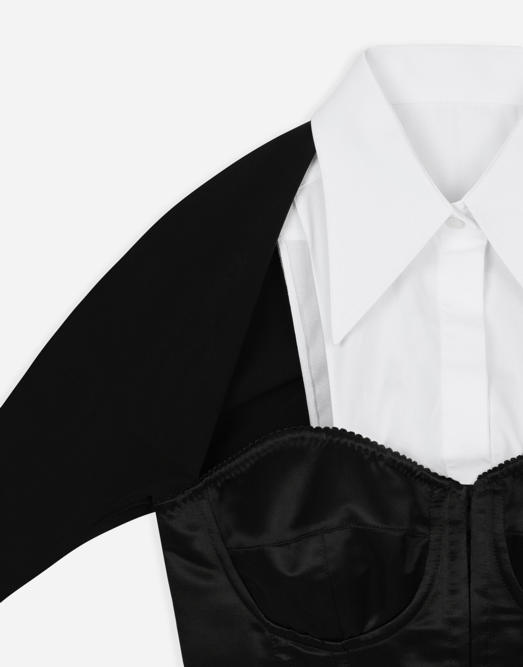 府绸、缎布与平纹针织束身上衣5