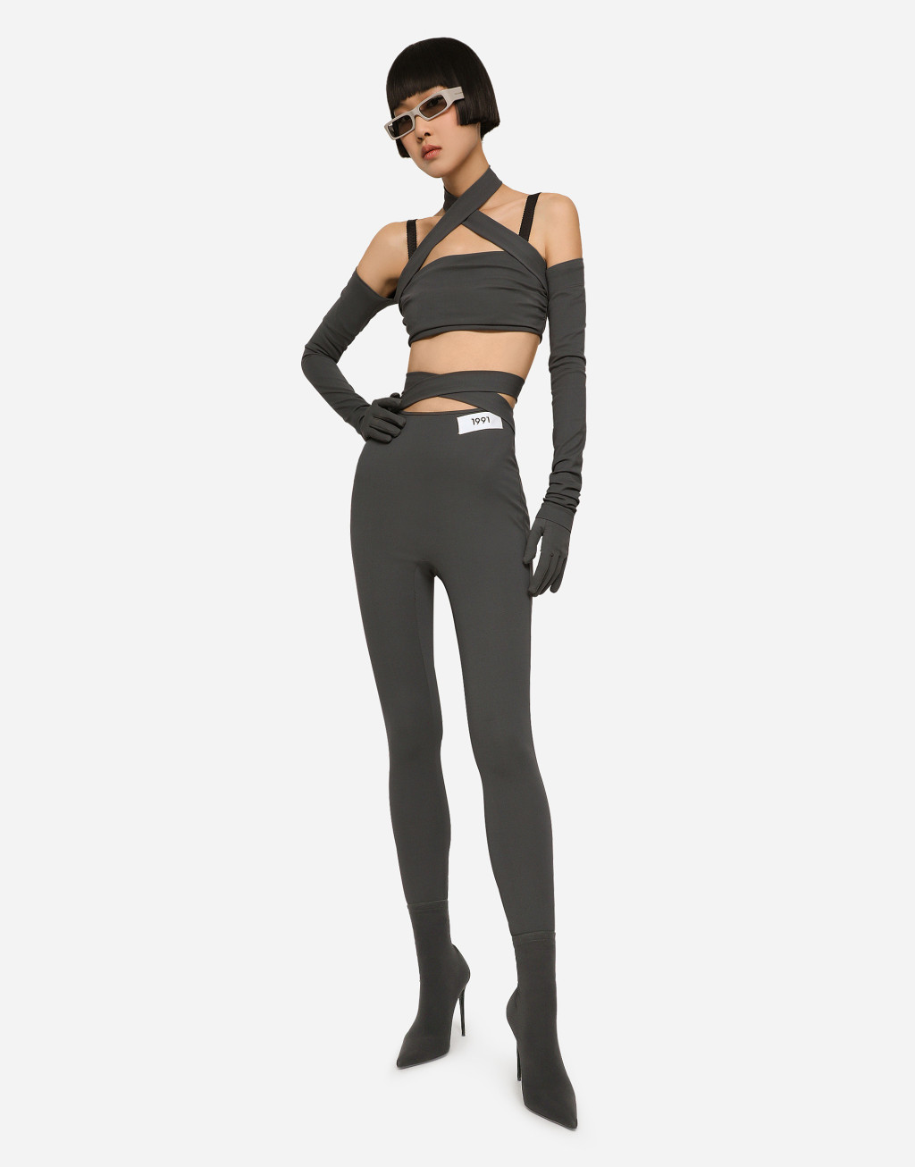 带袖套粘胶上衣2