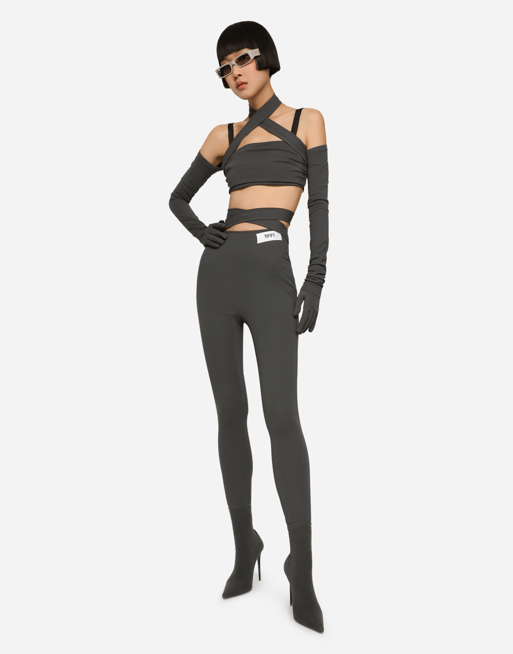 带袖套粘胶上衣6