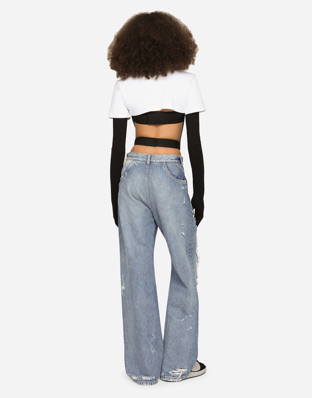 胶骨与定型罩杯薄纱束身衣2