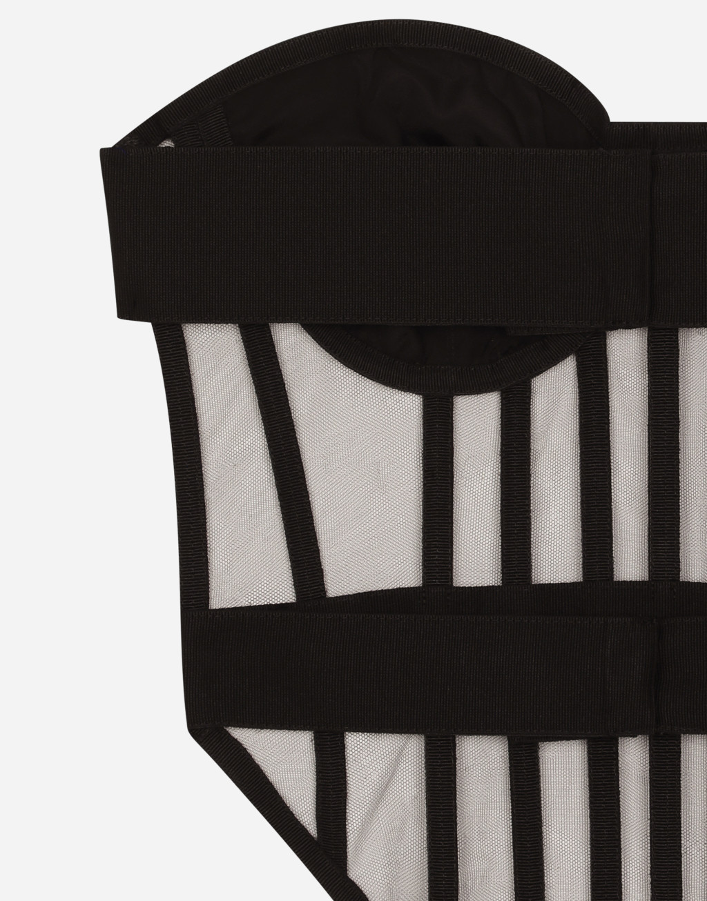 胶骨与定型罩杯薄纱束身衣4