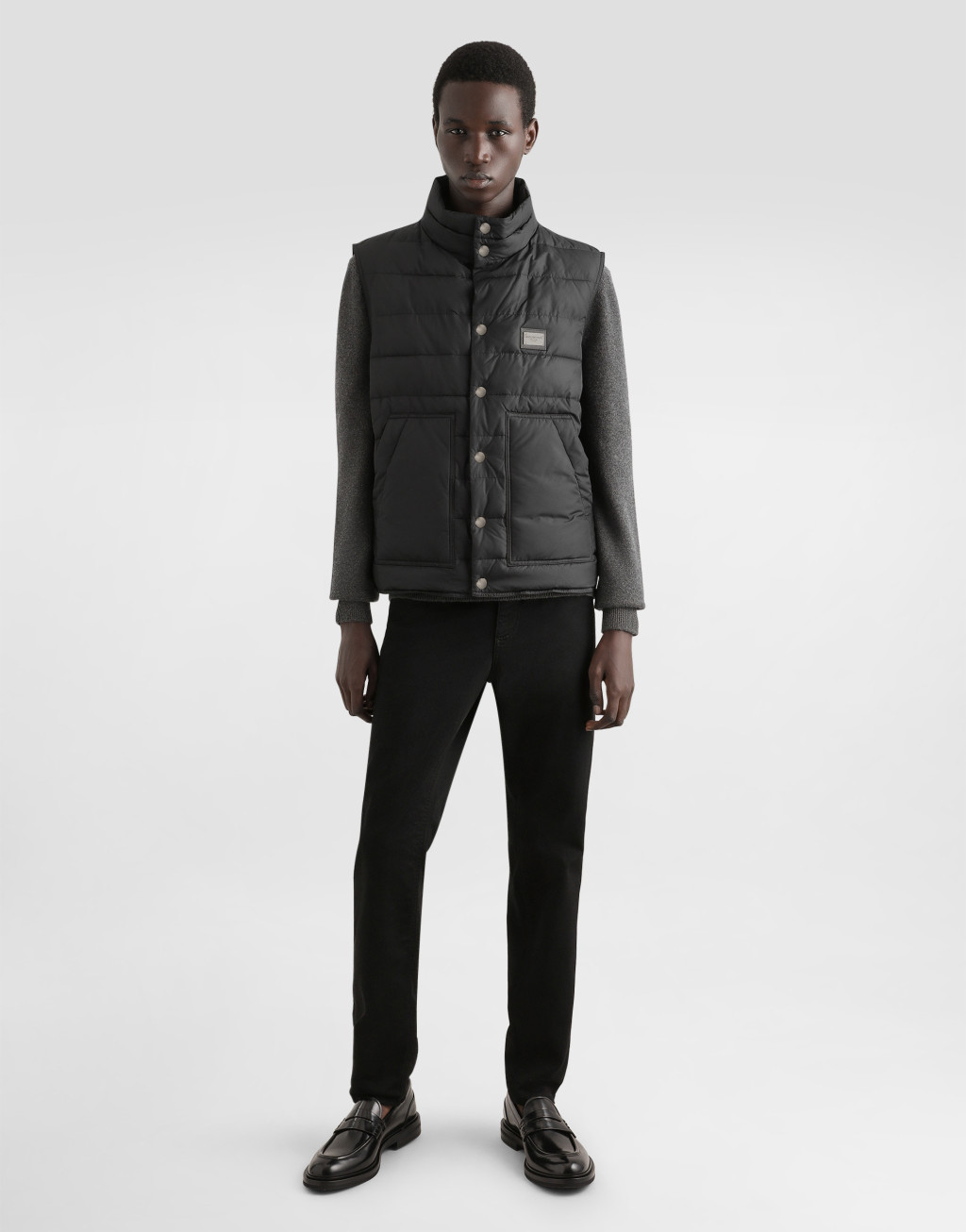 标牌羊毛圆领针织衫2