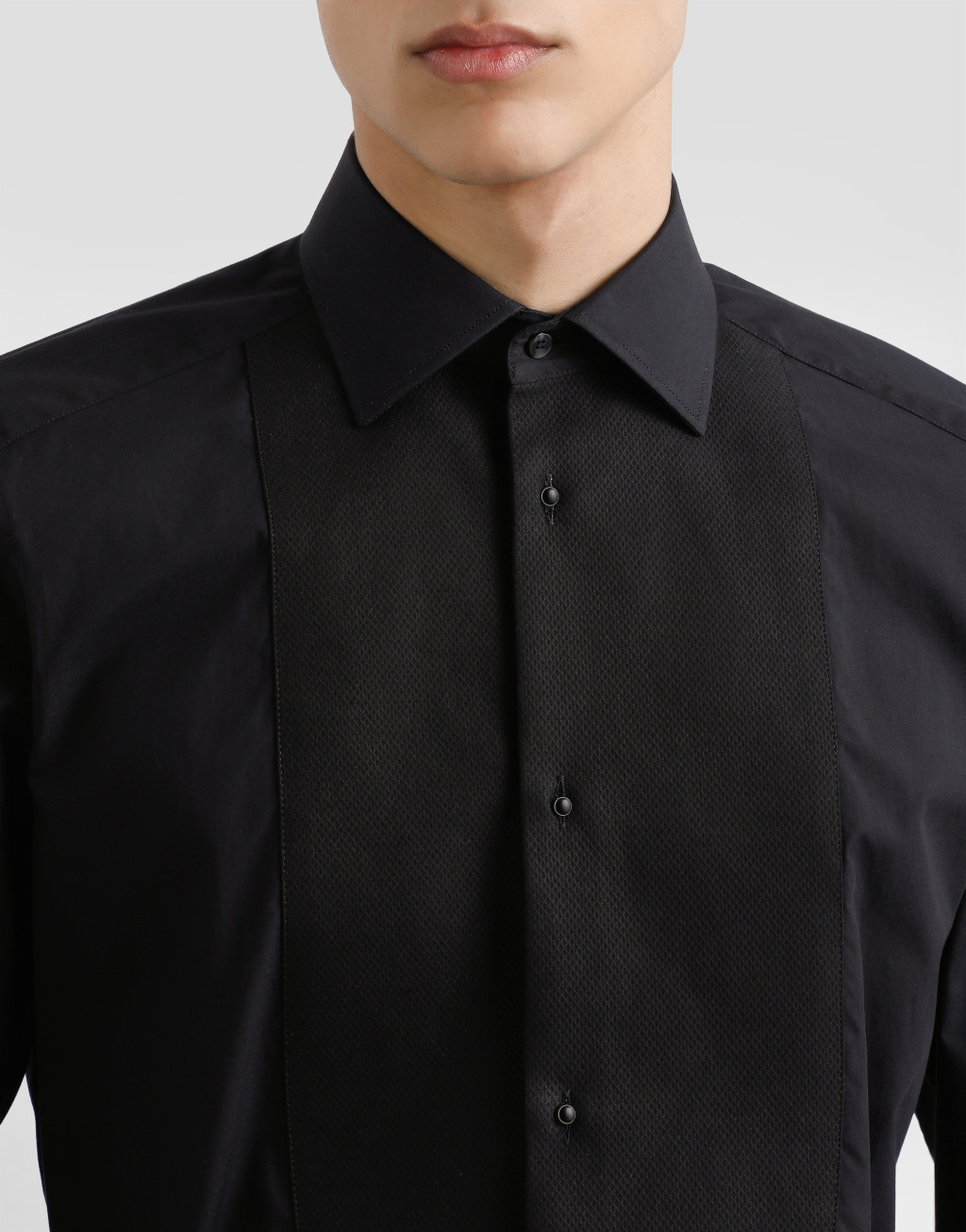 Gold 棉质府绸礼服衬衫4