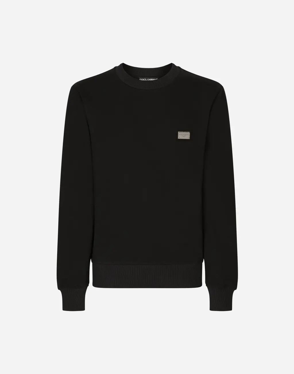 标牌平纹针织卫衣