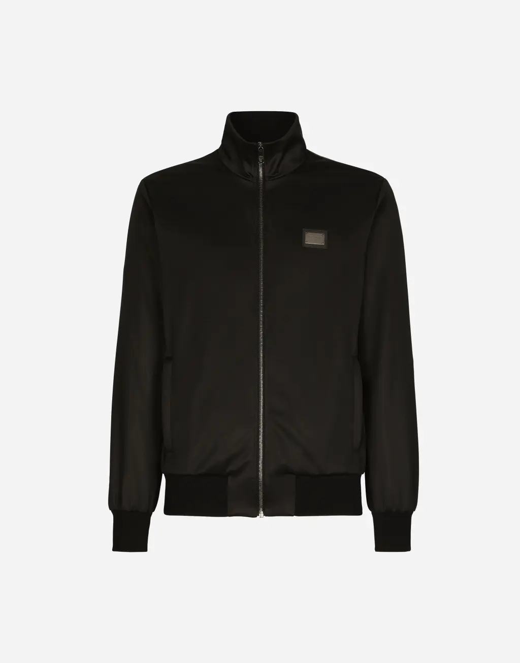 标牌科技平纹针织拉链卫衣