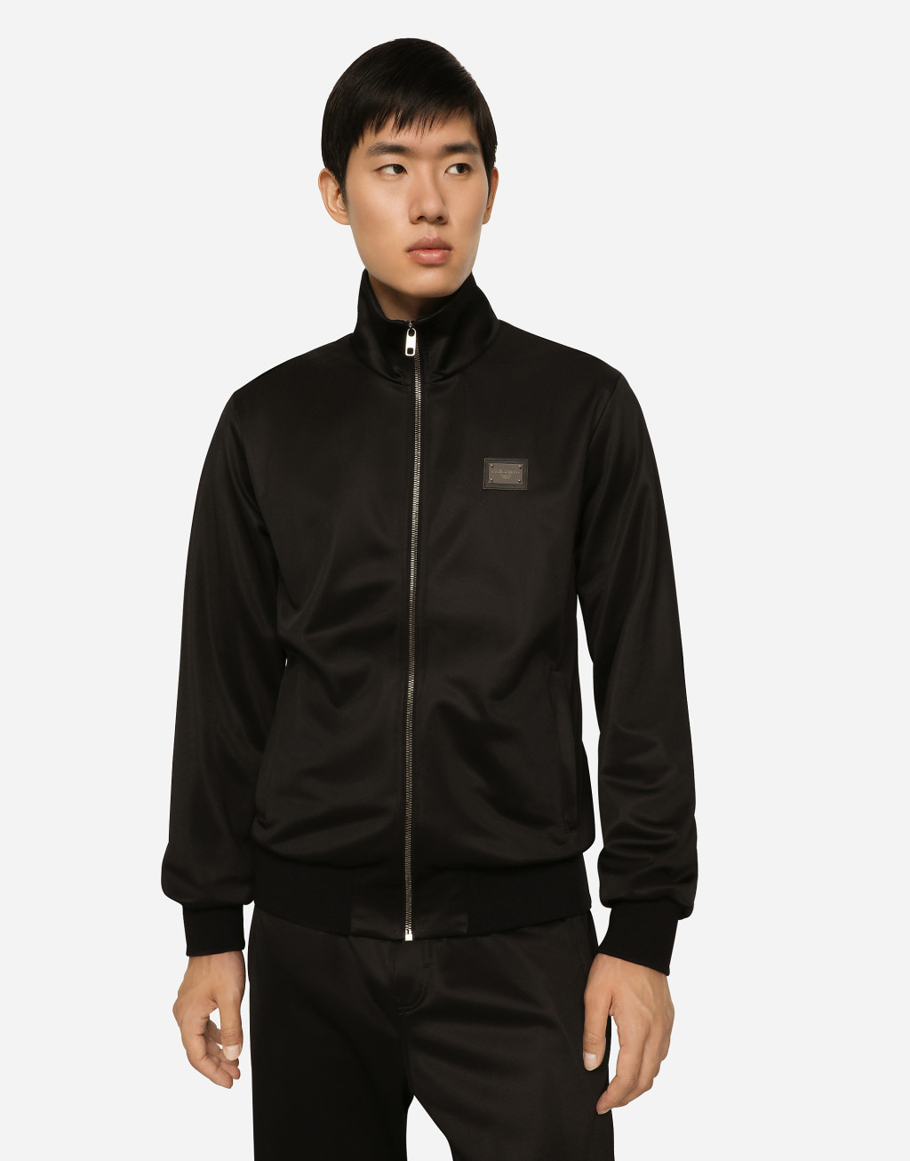 标牌科技平纹针织拉链卫衣3