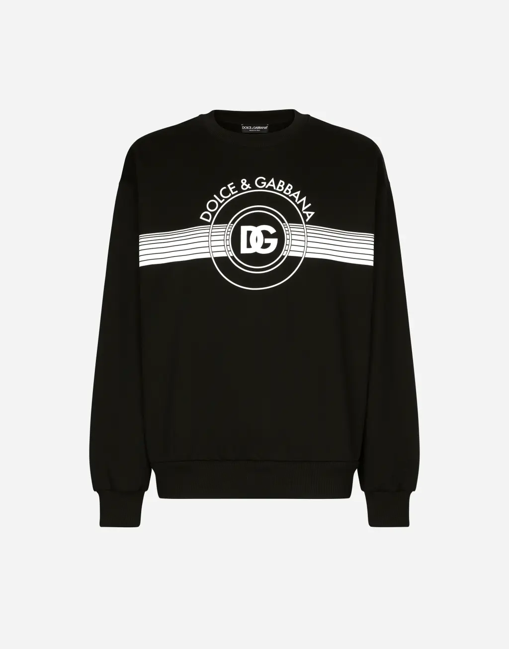 DG 徽标印花平纹针织卫衣