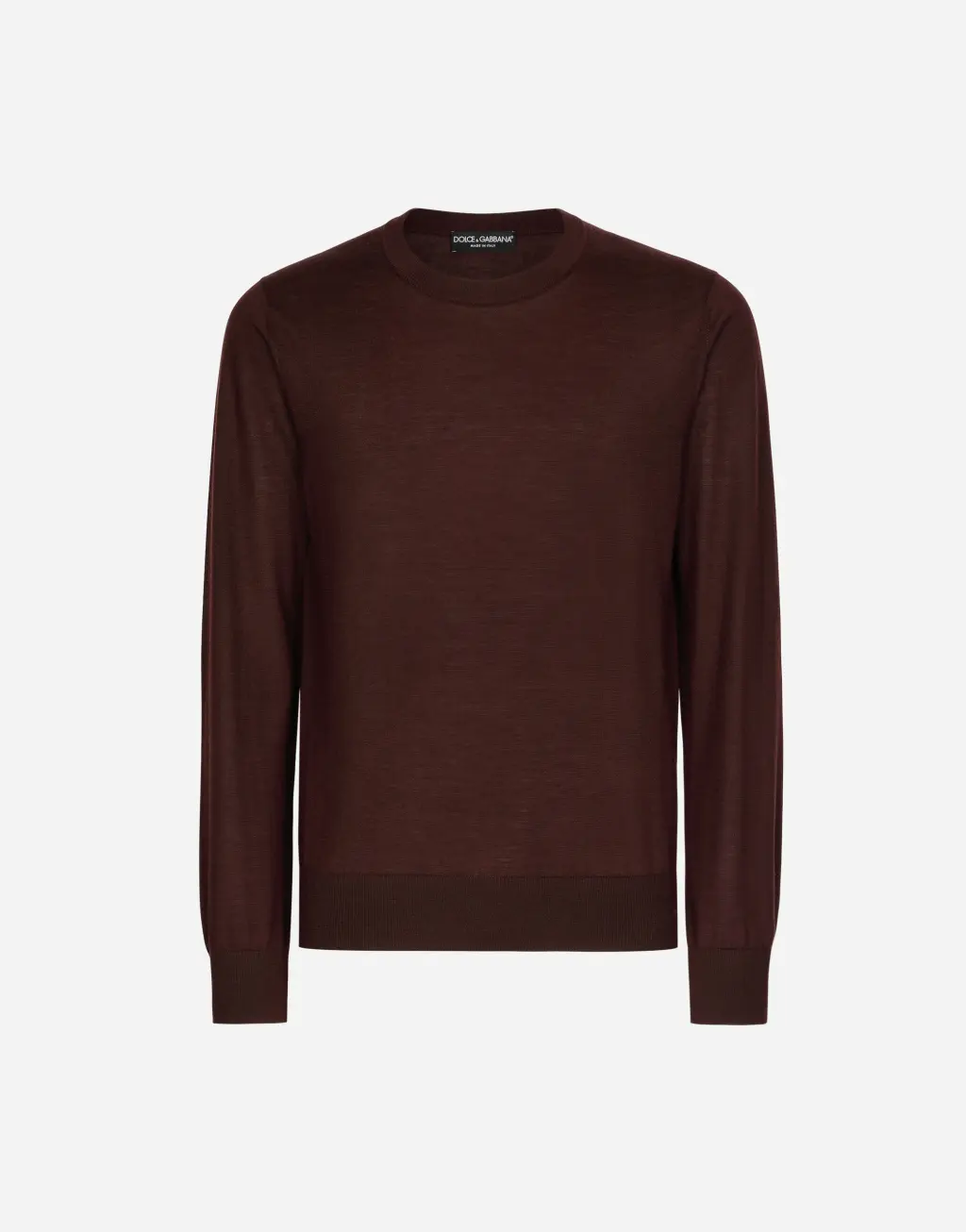 羊绒圆领针织衫