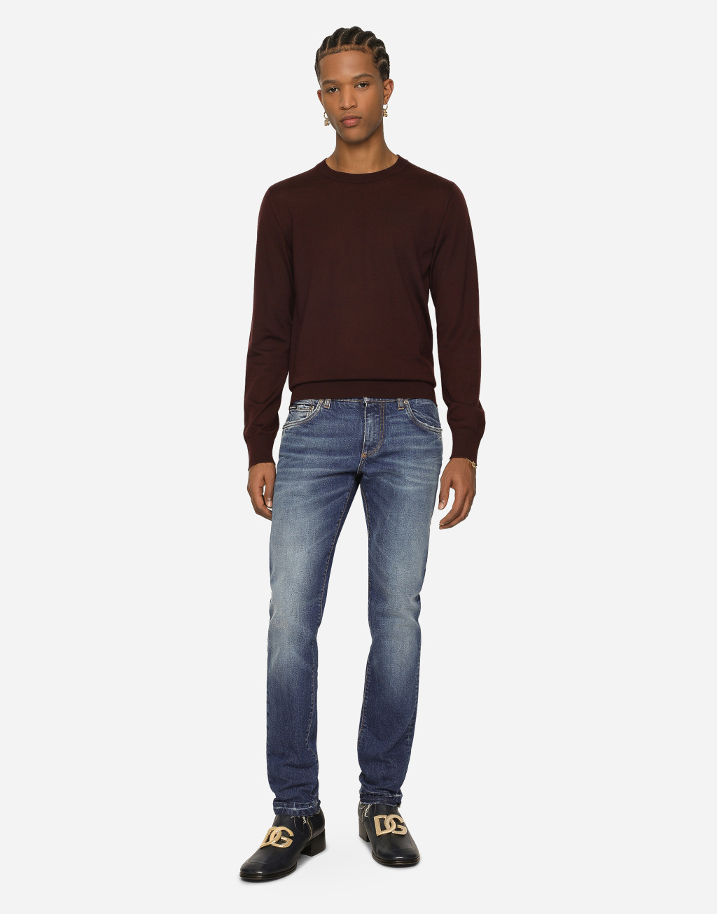 羊绒圆领针织衫2