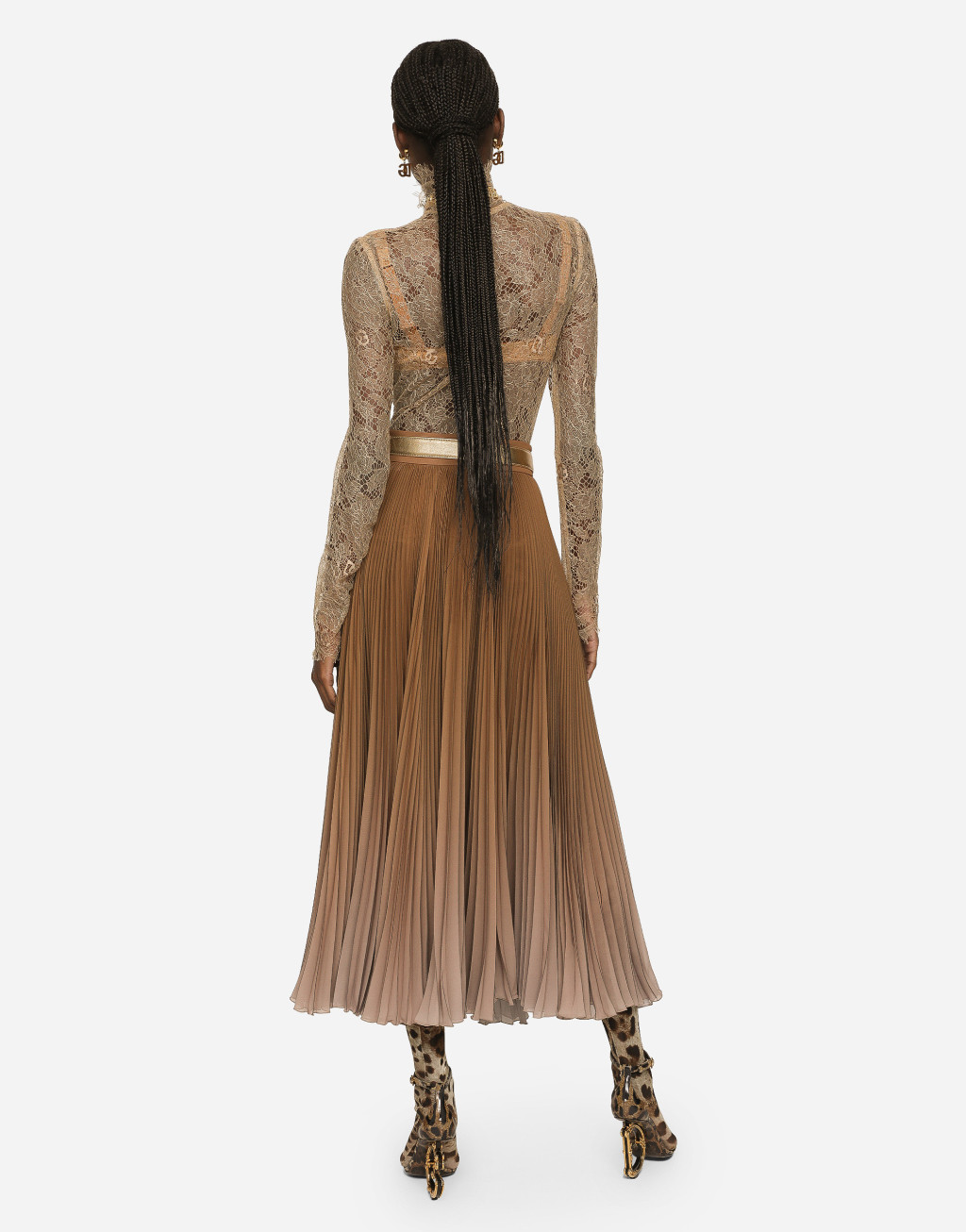 花卉蕾丝高领罩衫3