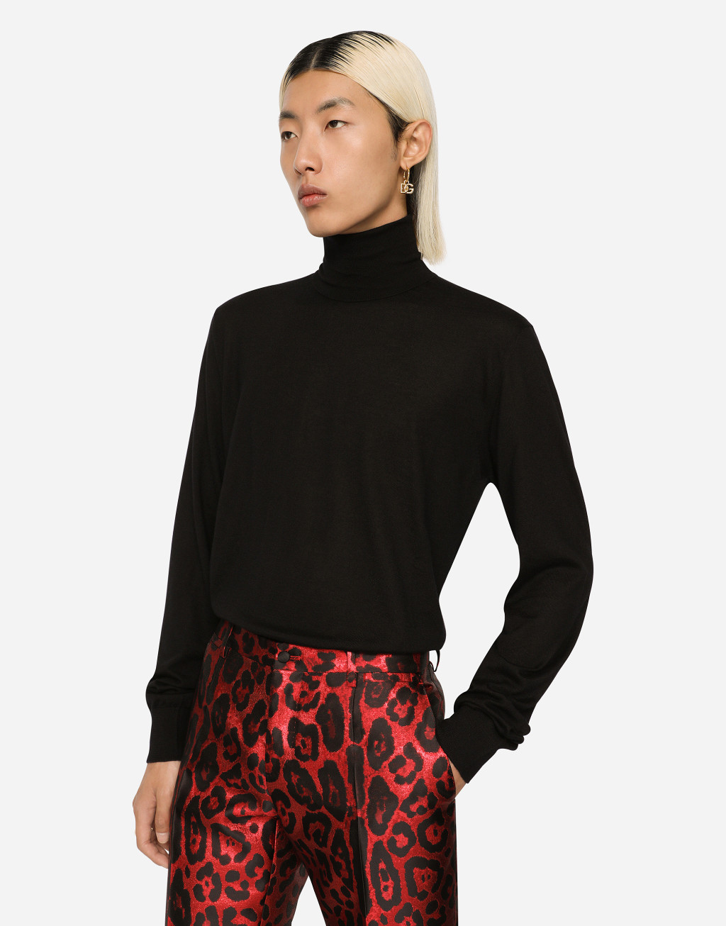 羊绒高领针织衫2