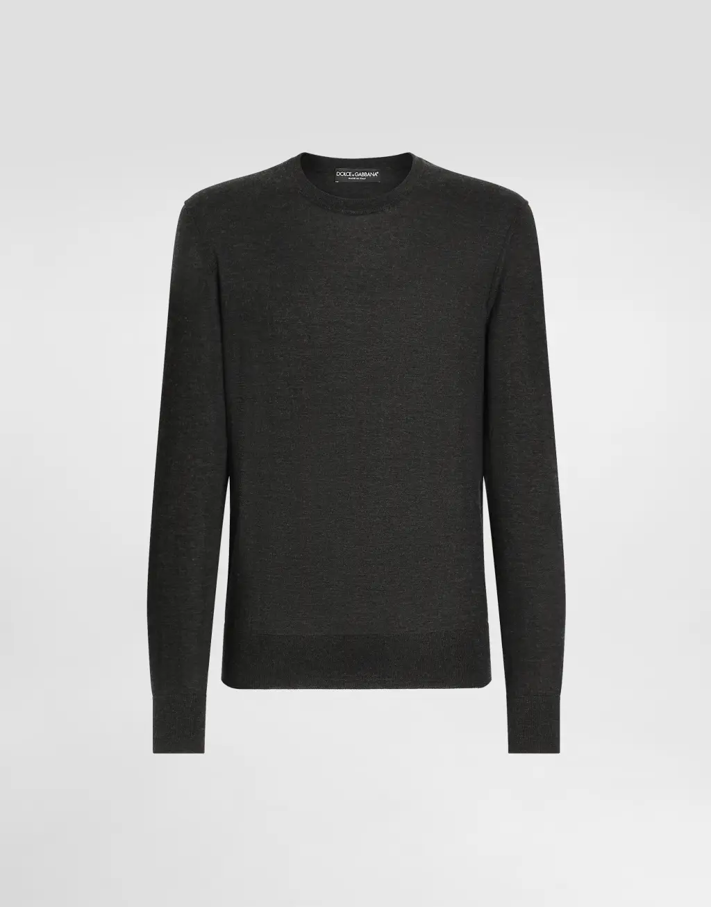 羊绒圆领针织衫