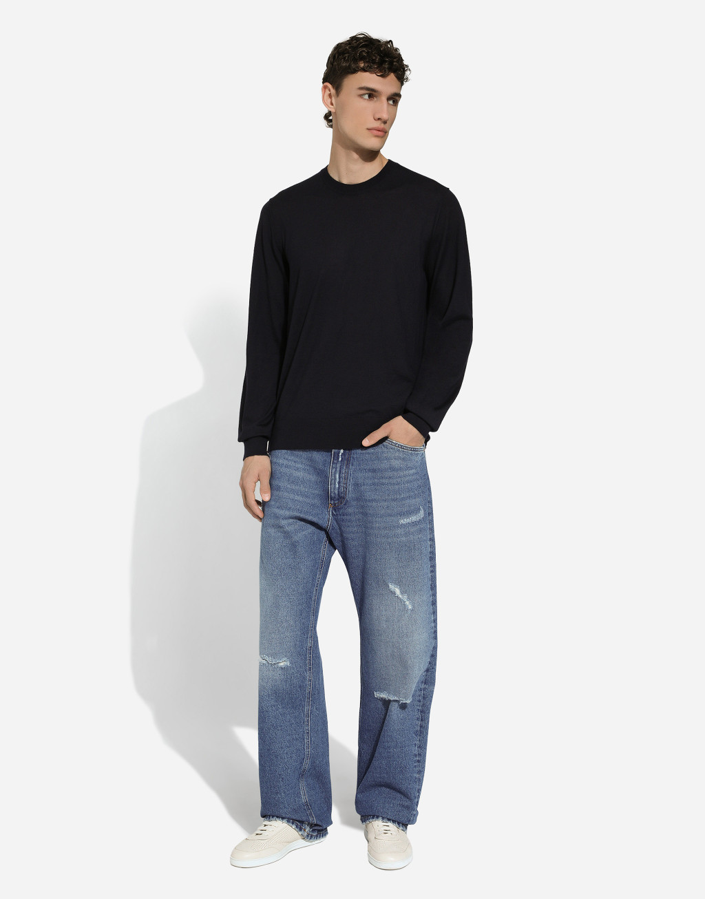 羊绒圆领针织衫6