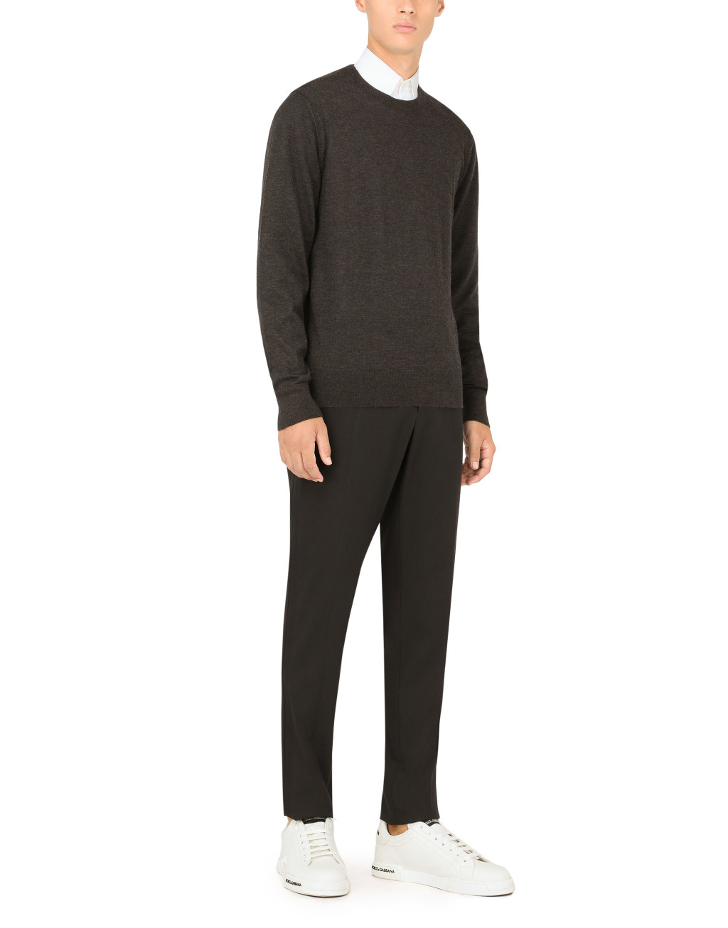 羊绒圆领针织衫6