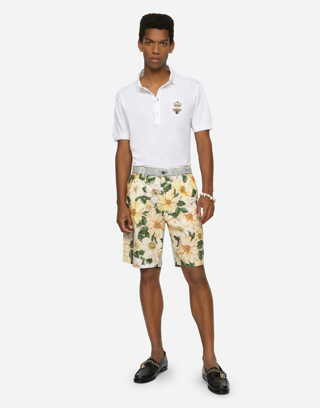 刺绣棉质珠地 Polo 衫 2