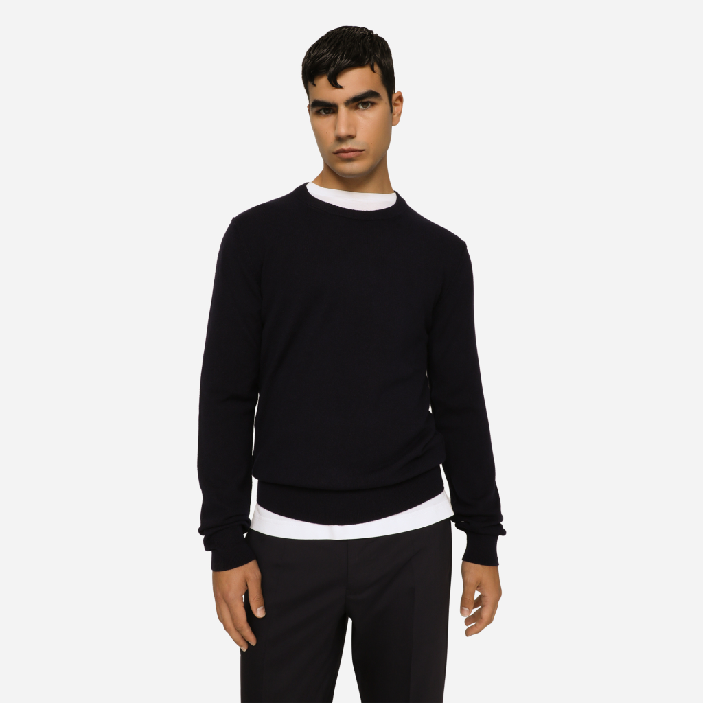 羊绒圆领针织衫4