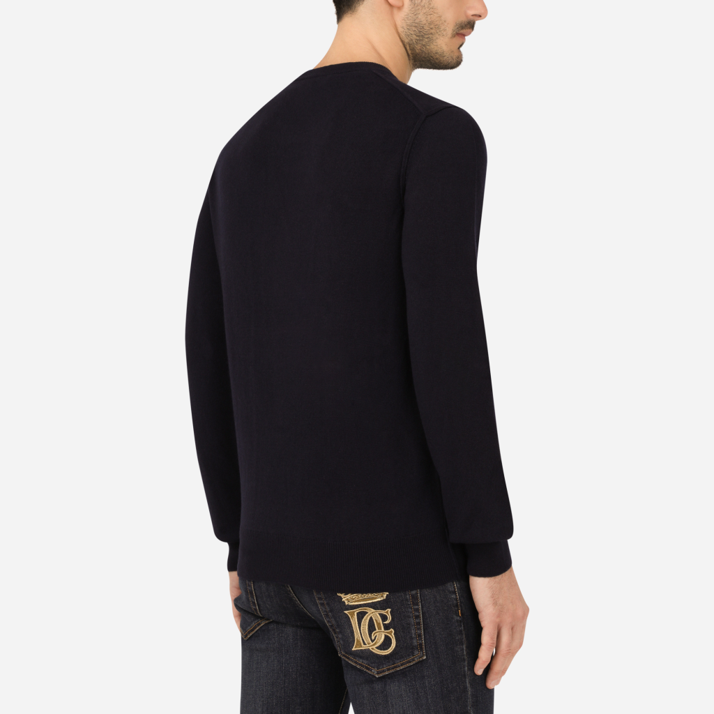 羊绒圆领针织衫5