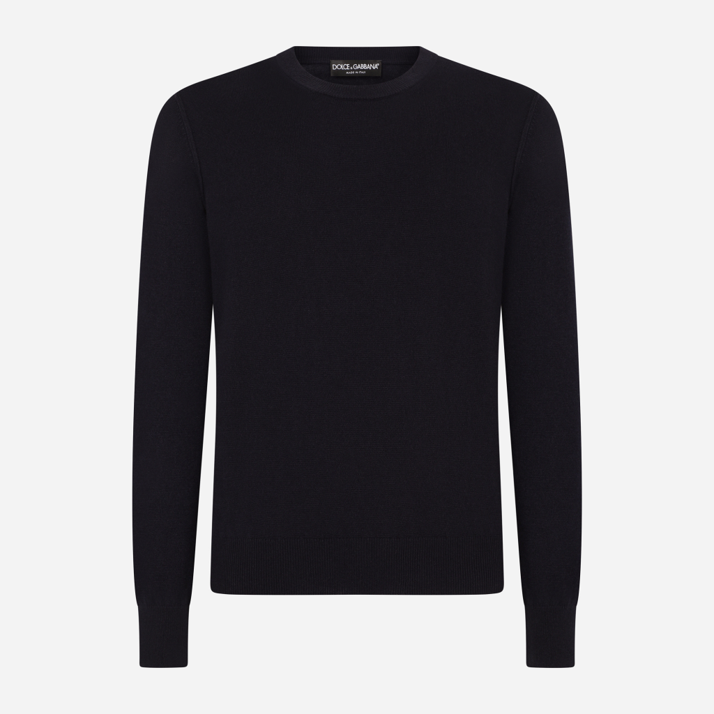 羊绒圆领针织衫1