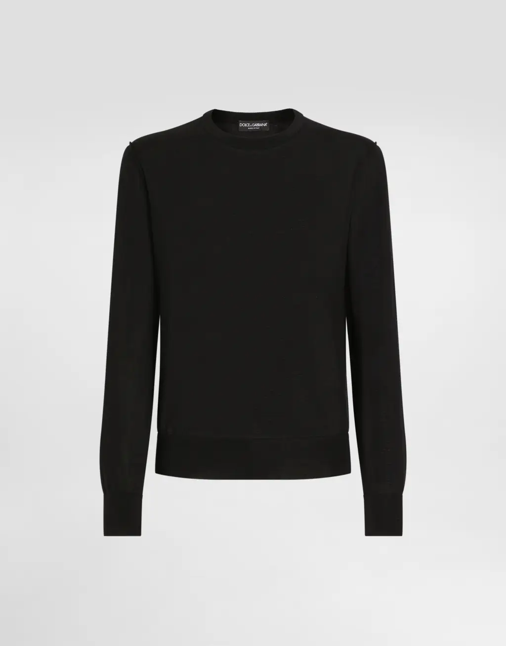 羊绒圆领针织衫