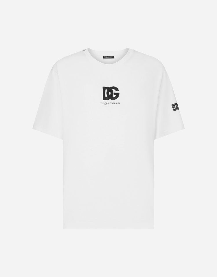 DG 徽标拼饰短袖 T 恤