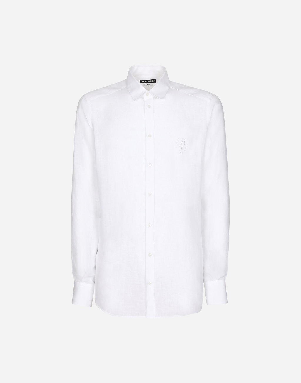 MARTINI DG 刺绣装饰亚麻衬衫1