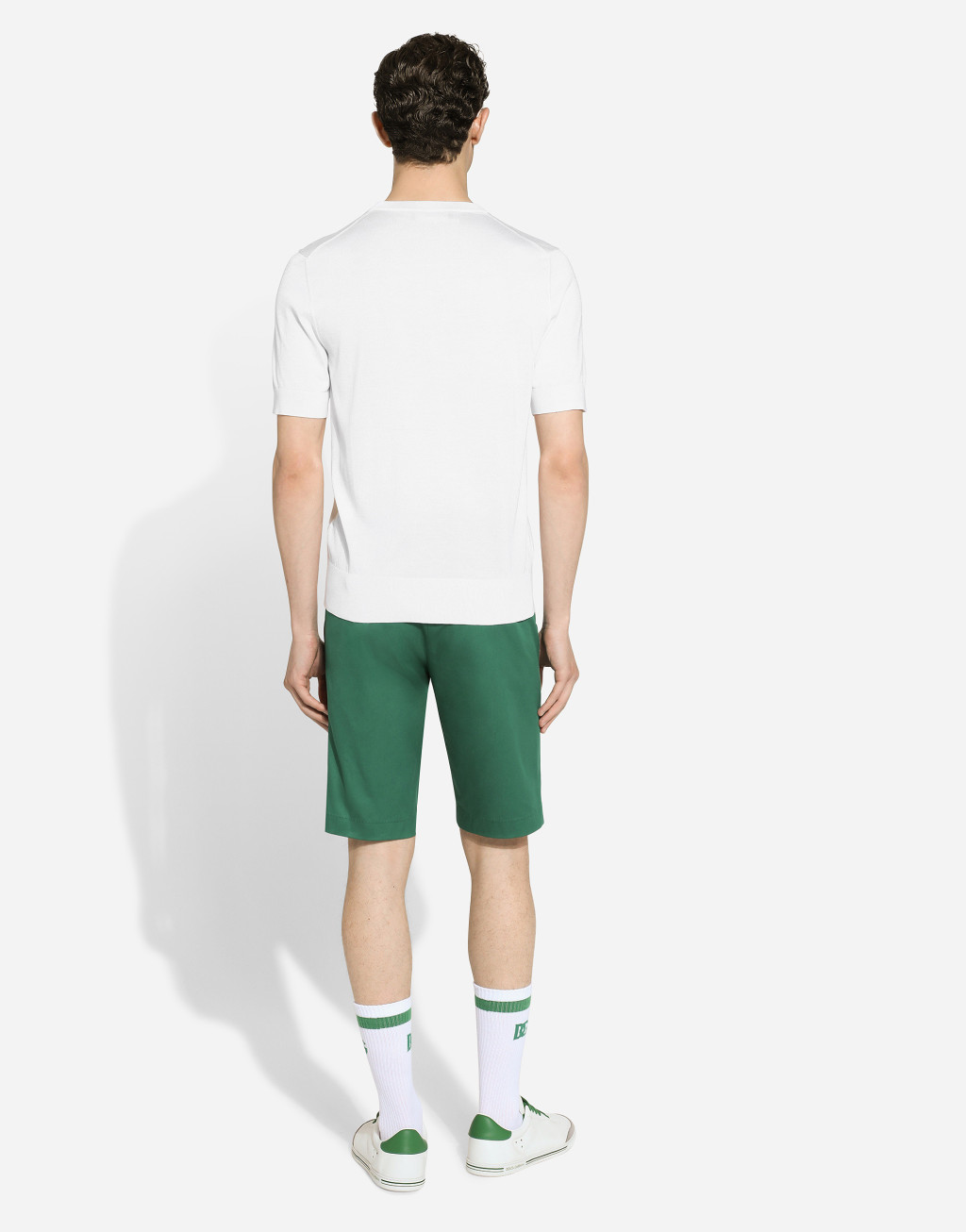 Dolce&Gabbana 徽标真丝圆领针织衫3