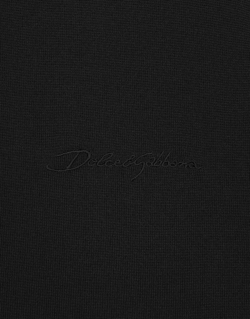 Dolce&Gabbana 徽标真丝圆领针织衫3