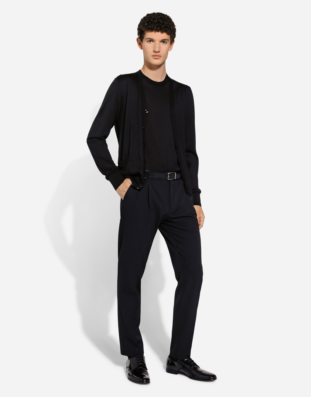 Dolce&Gabbana 徽标真丝圆领针织衫7