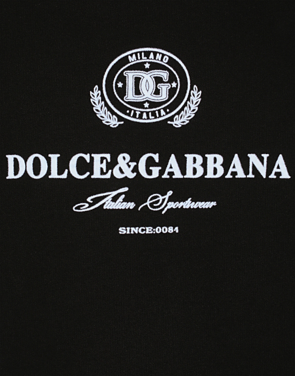 Dolce&Gabbana 徽标印花平纹针织卫衣5
