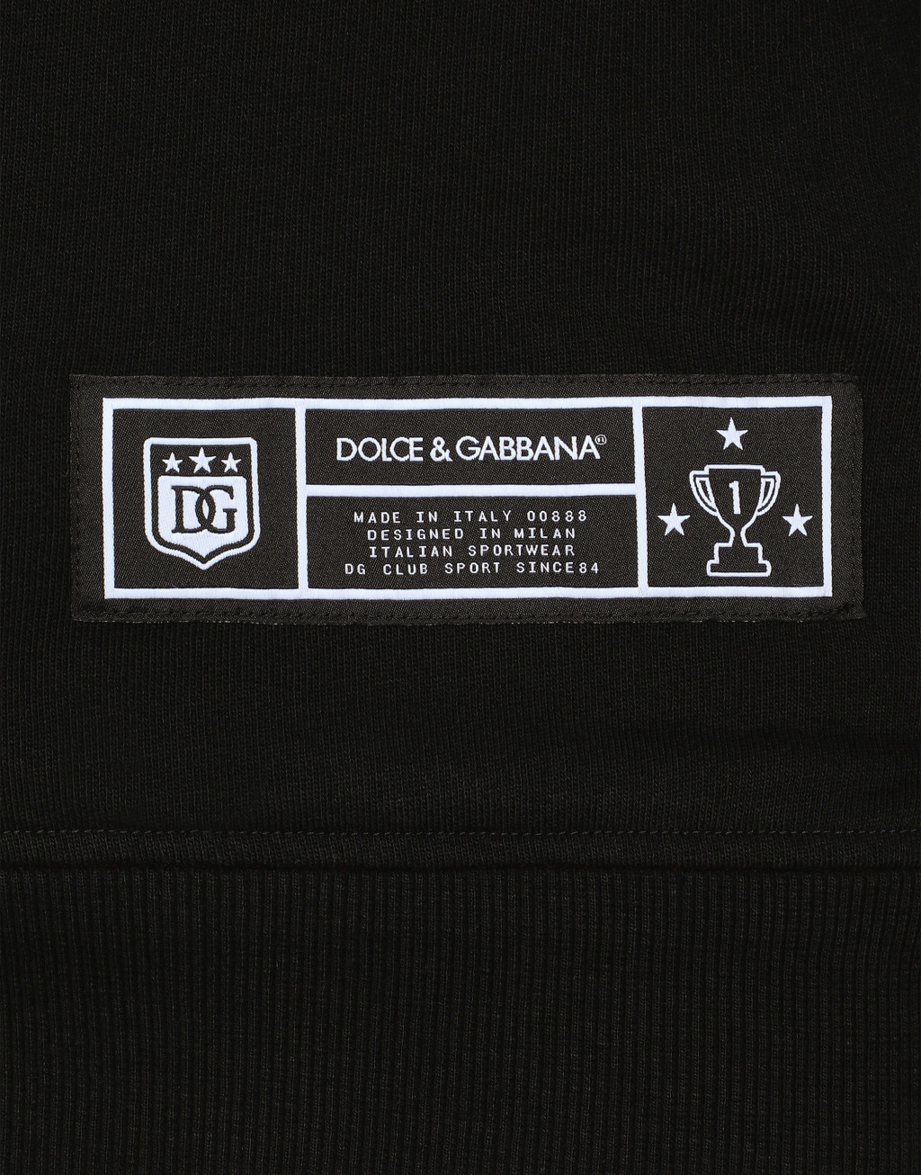 Dolce&Gabbana 徽标印花平纹针织卫衣6