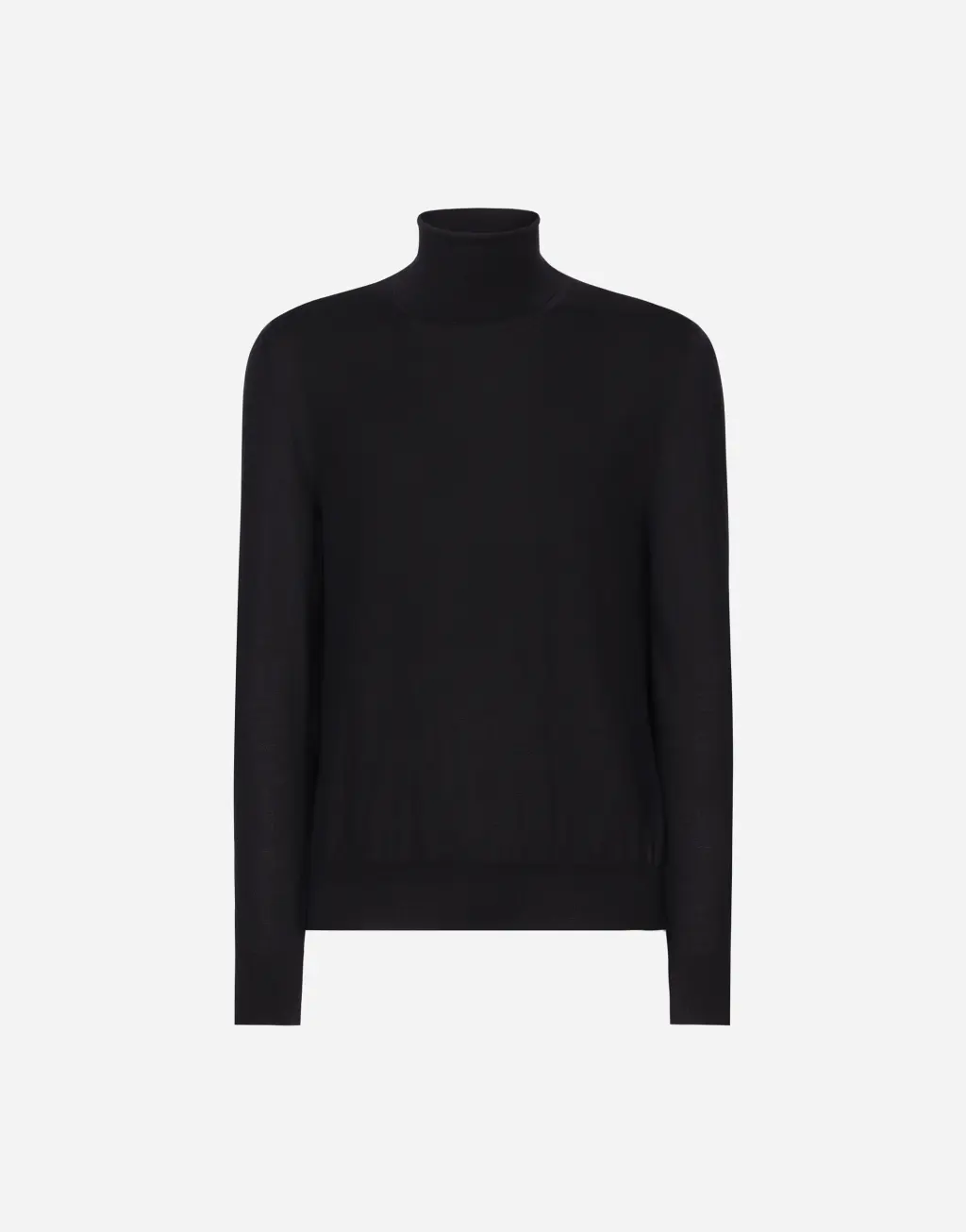 真丝与羊绒混纺高领针织衫