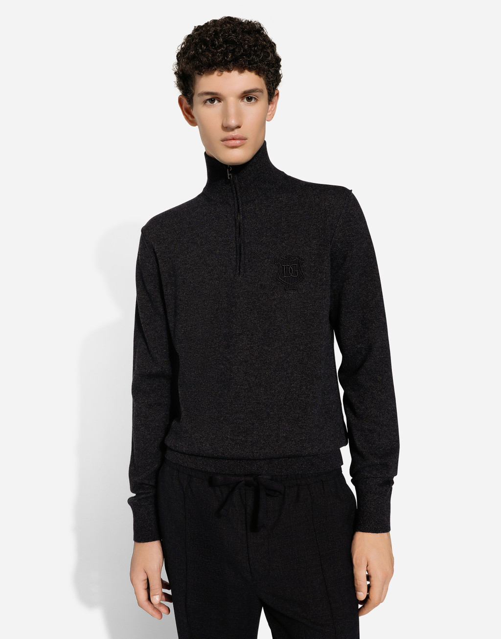 羊绒拉链高领针织衫4