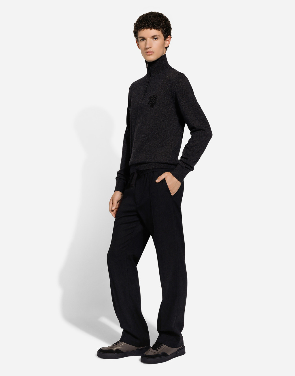 羊绒拉链高领针织衫5