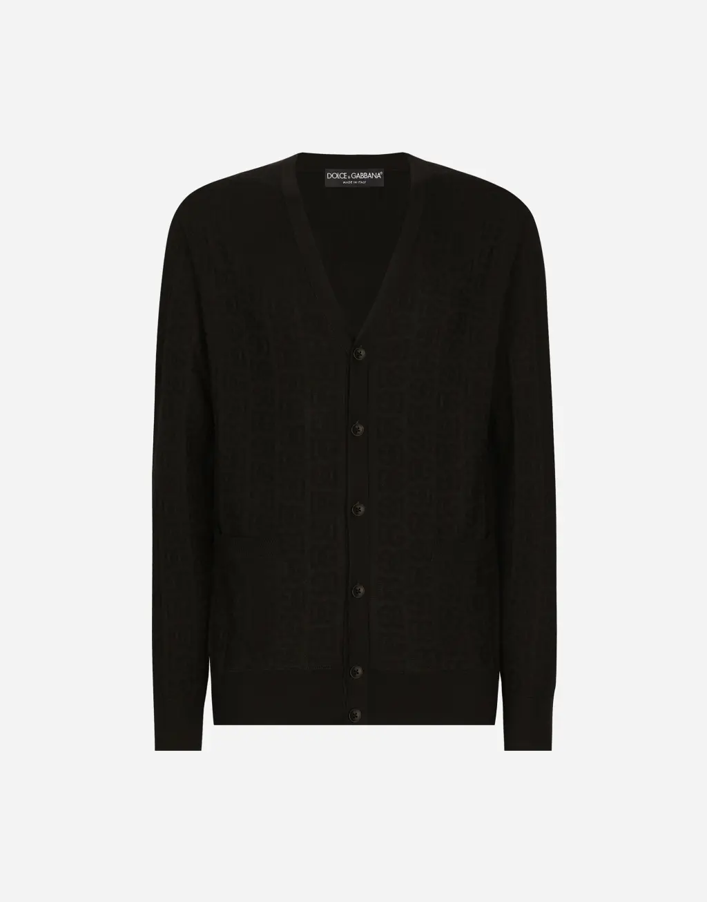 DG 徽标真丝开衫