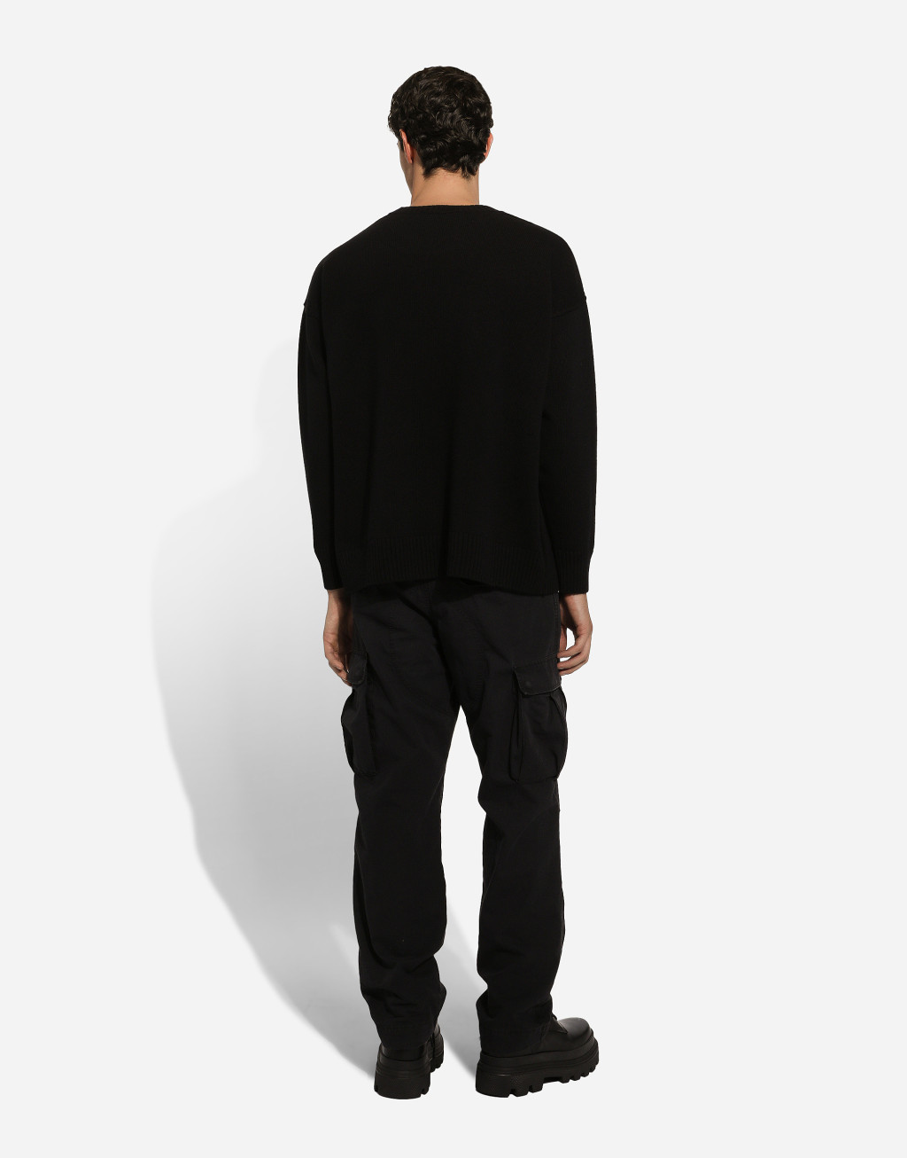 DG 嵌花羊毛圆领针织衫3