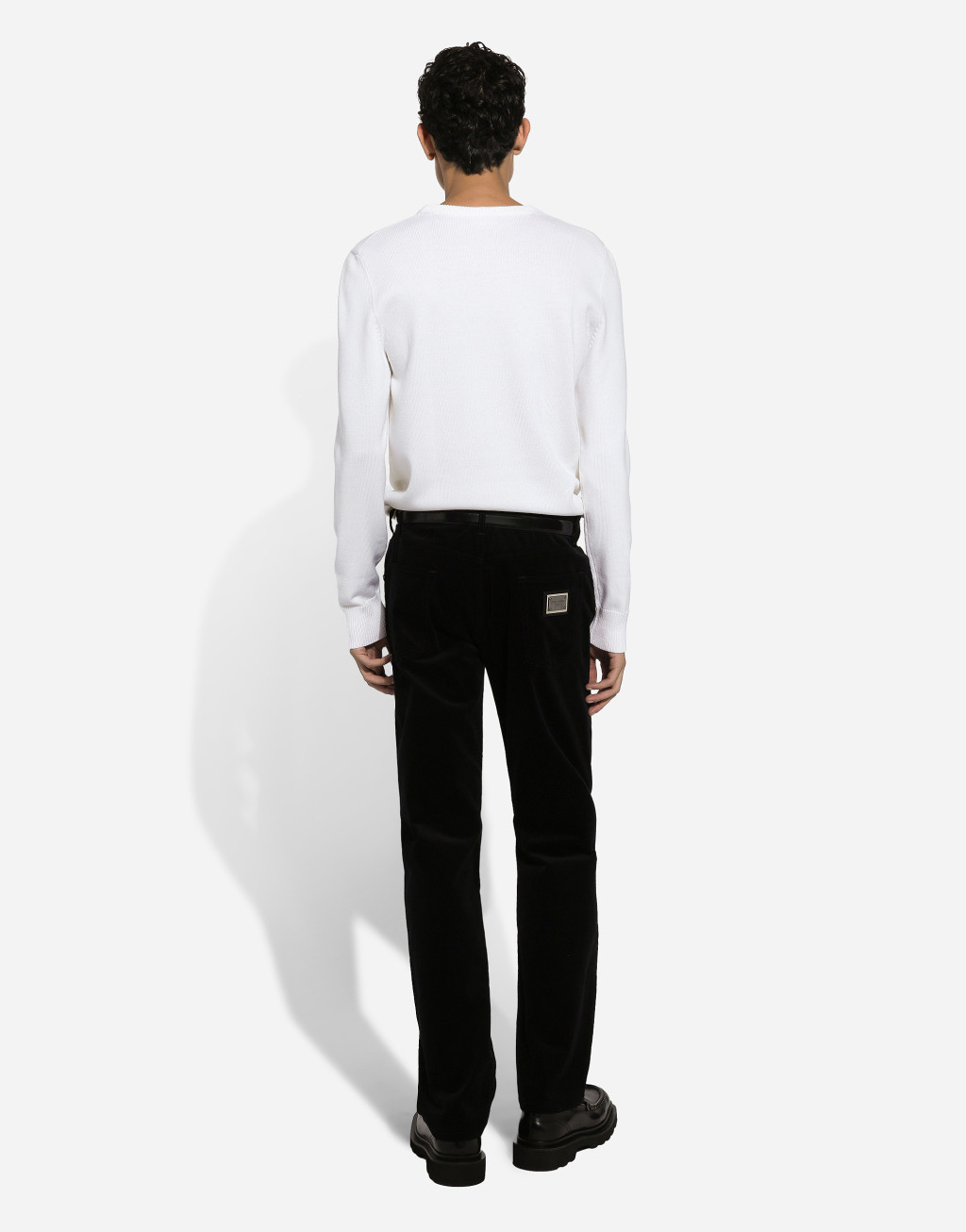 DG 徽标羊毛圆领针织衫3