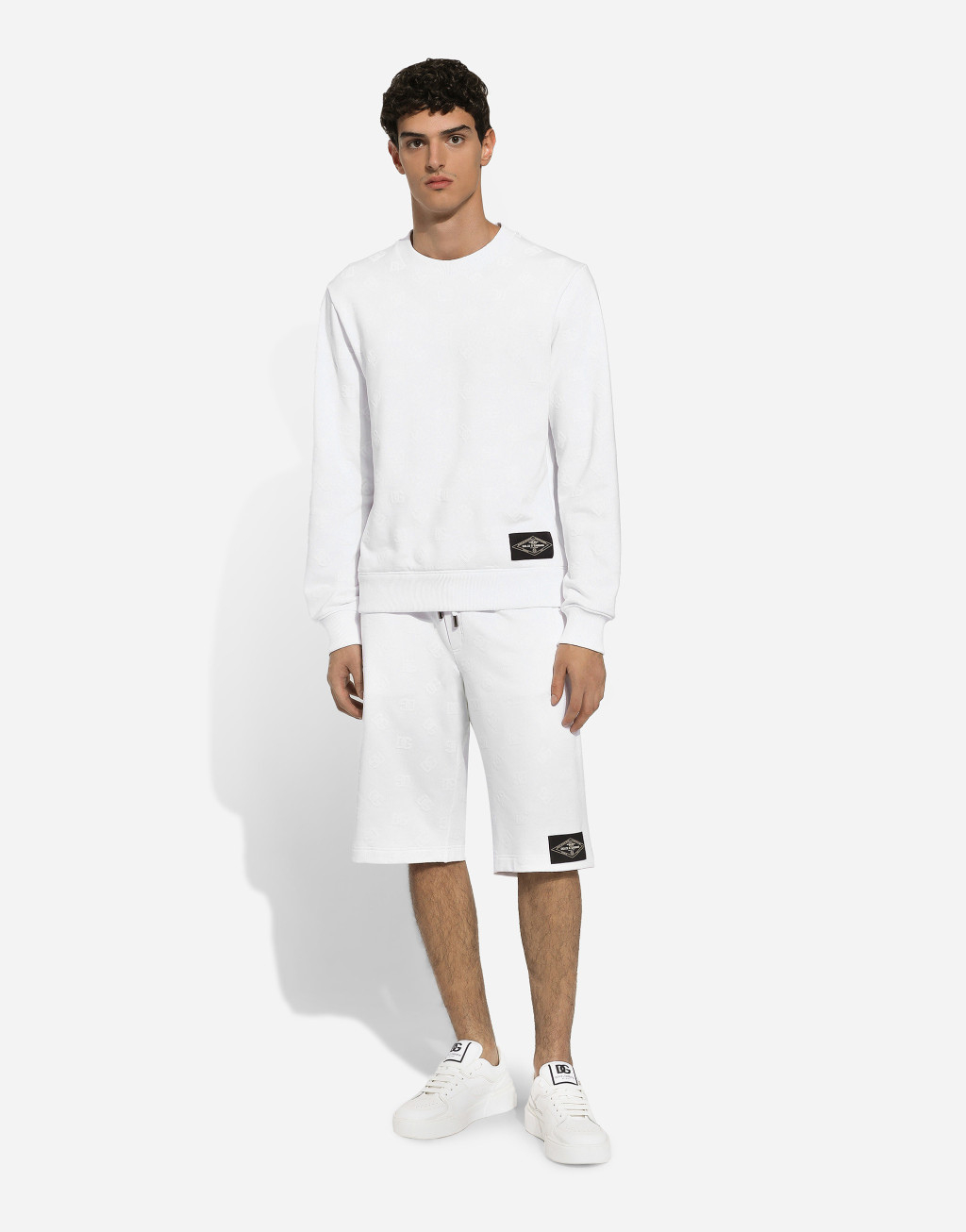 DG 徽标拼饰平纹针织卫衣2