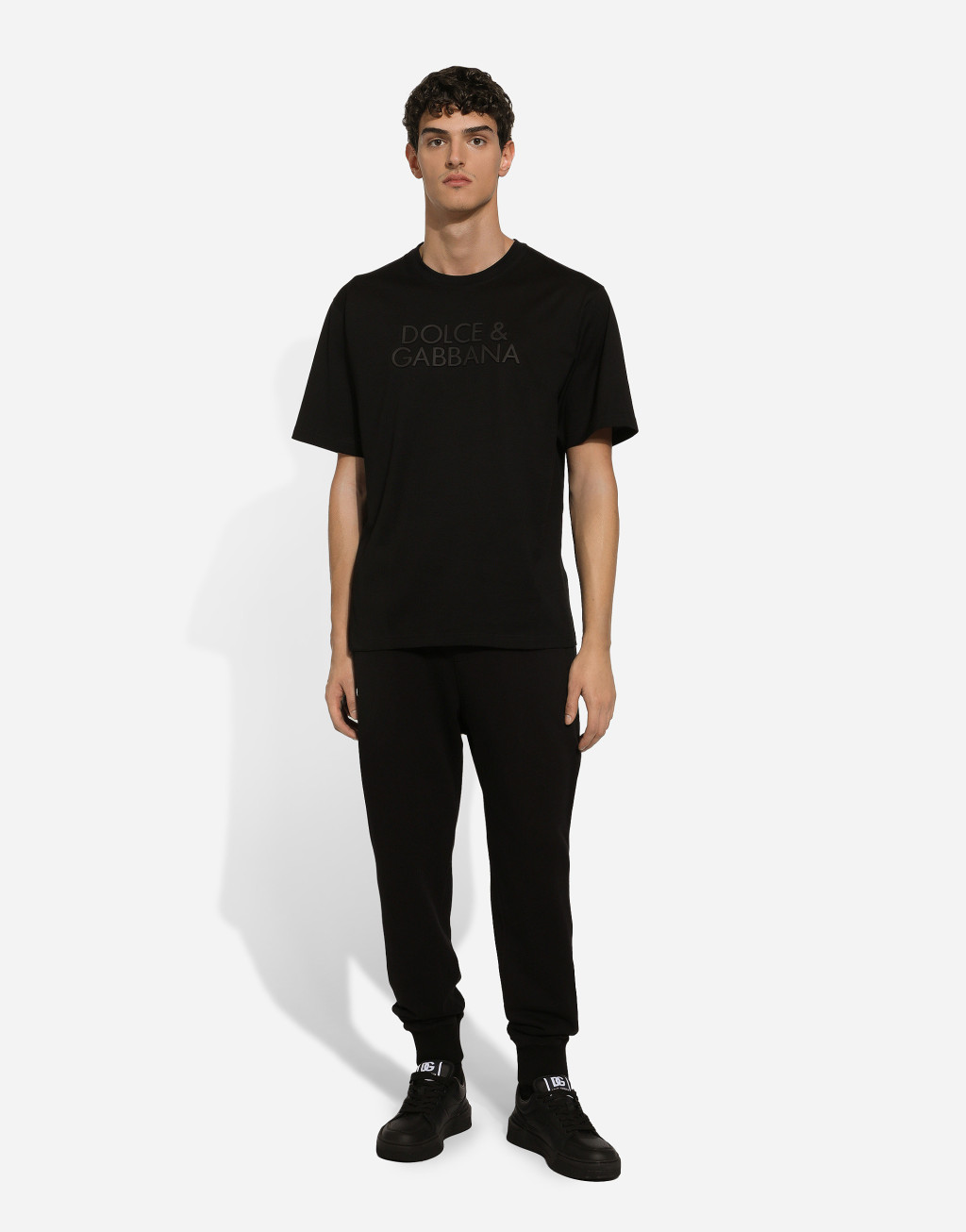 徽标刺绣棉质 T 恤2