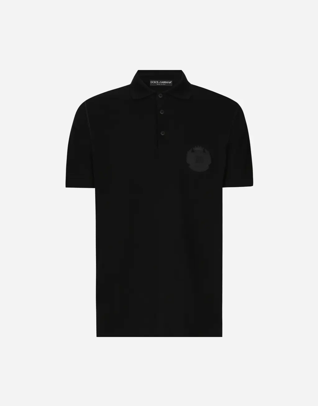 DG 徽标刺绣棉质 Polo 衫