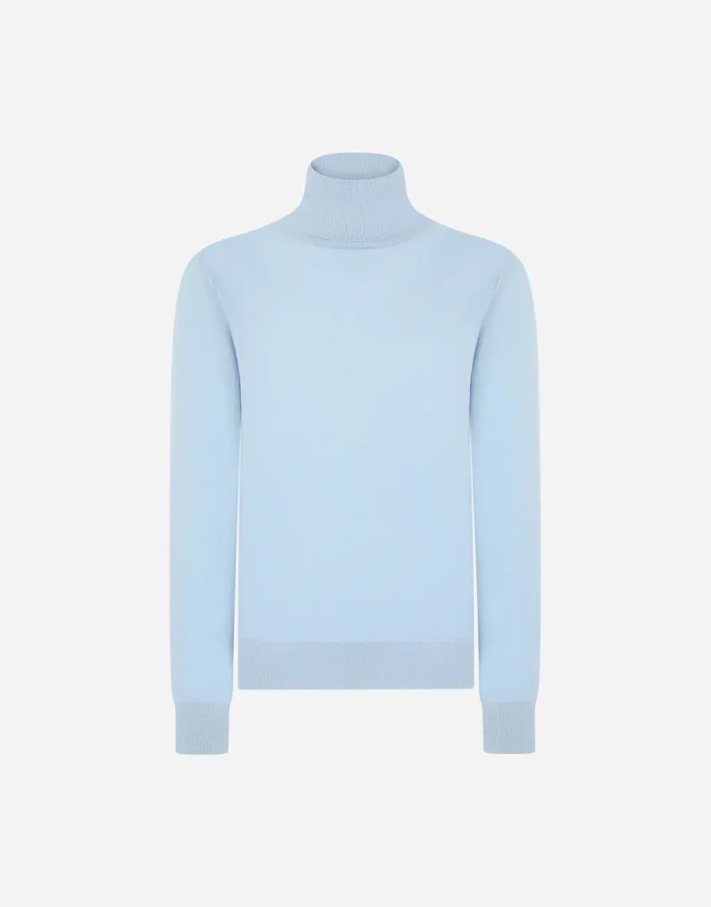 真丝与羊绒混纺高领针织衫