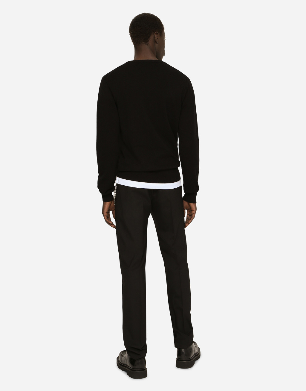 羊绒圆领针织衫3